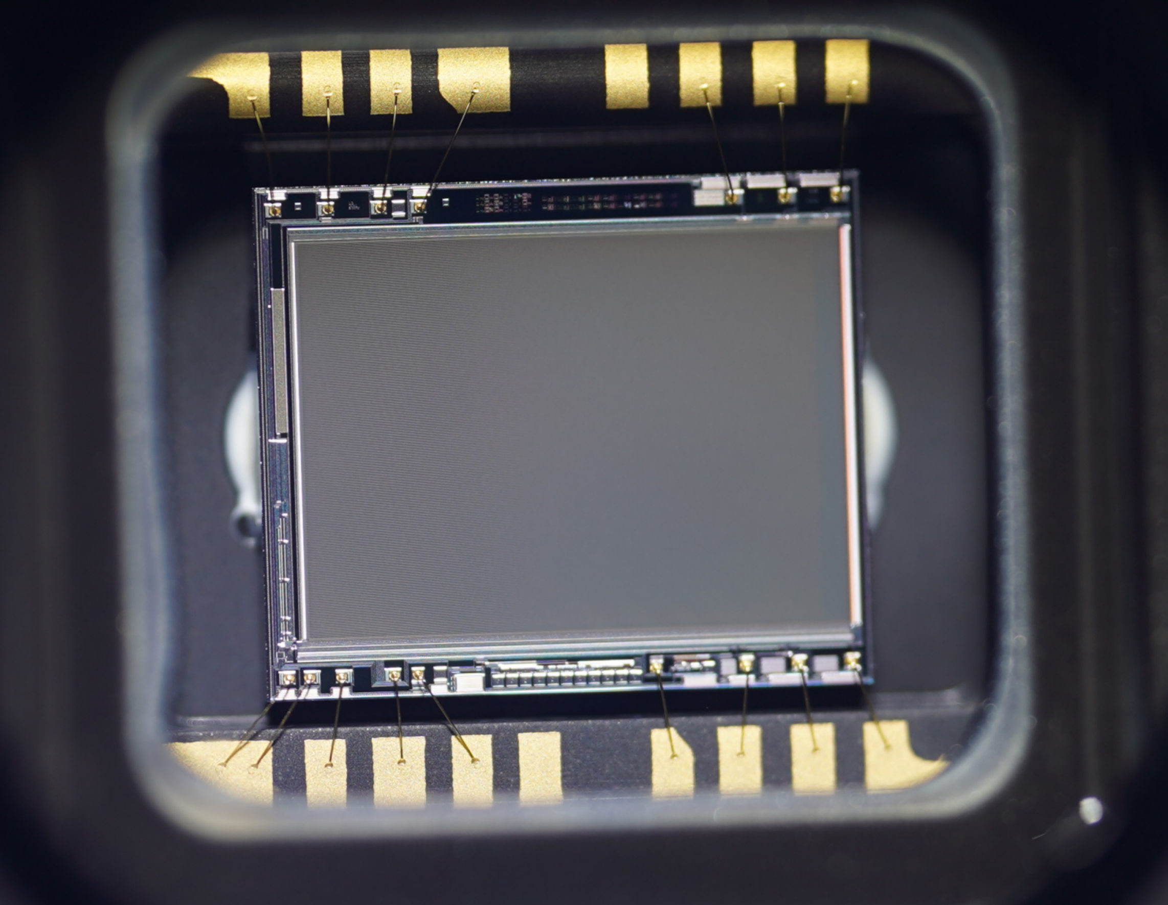 Here should be an image of a 'SICK IVC-2DR1111 sensor macro shot'