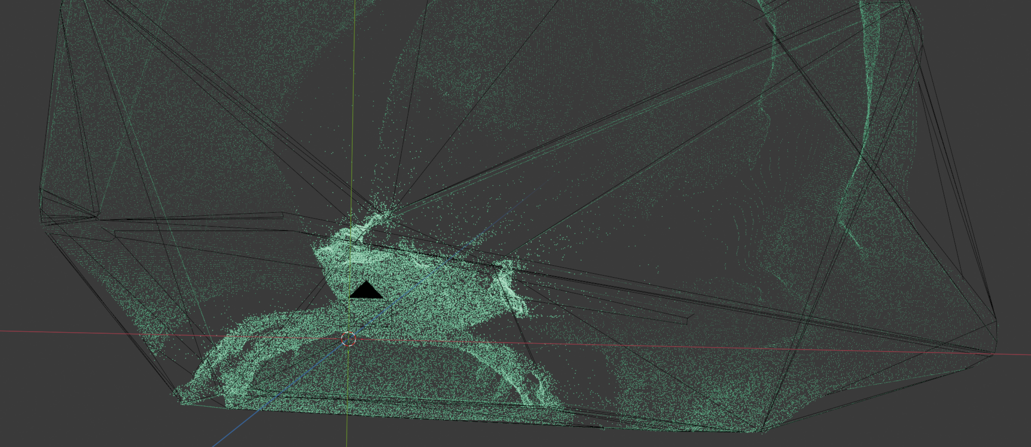 Screenshot of Blender viewport with close to final result