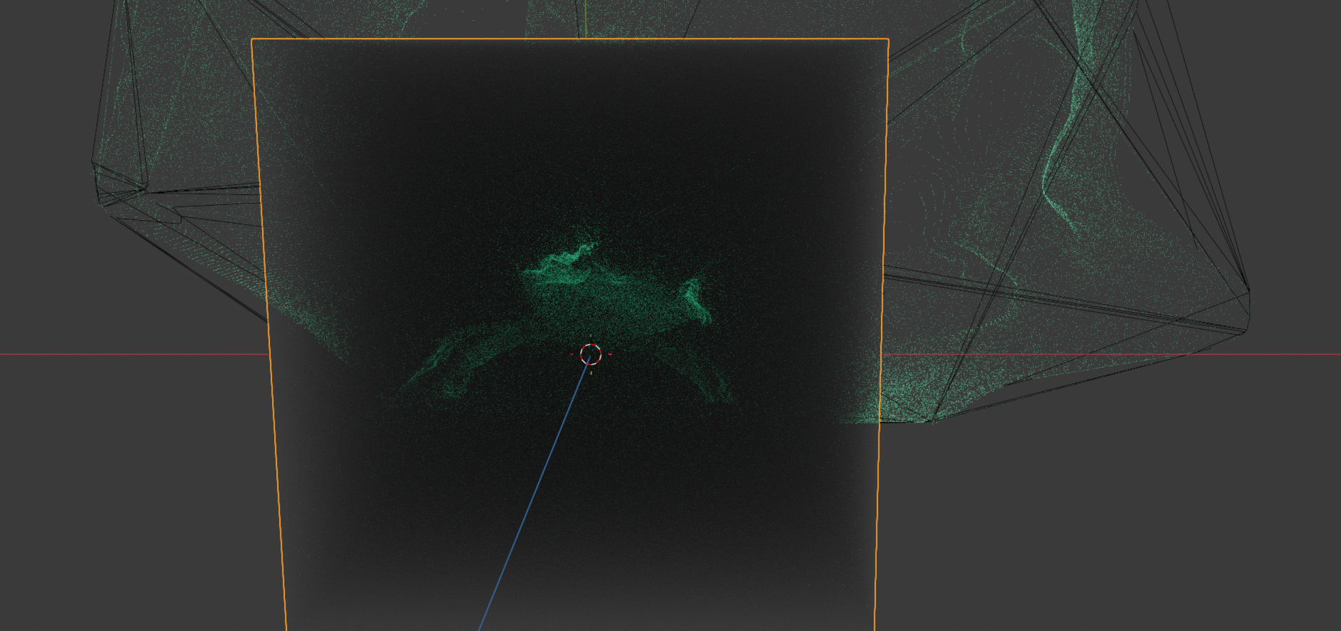Screenshot of Blender viewport with close to final result