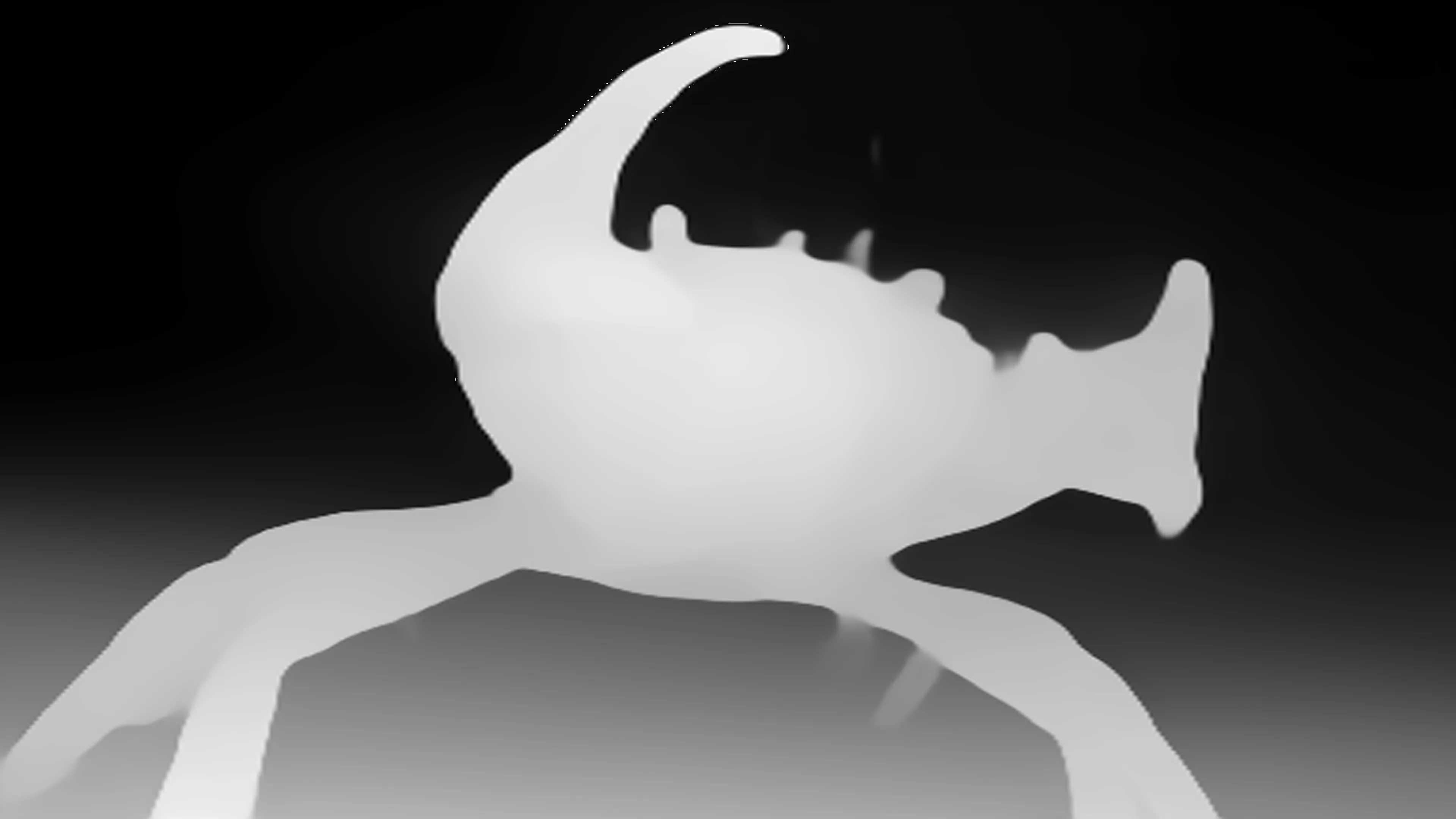 Here should be a depth image of a Crab